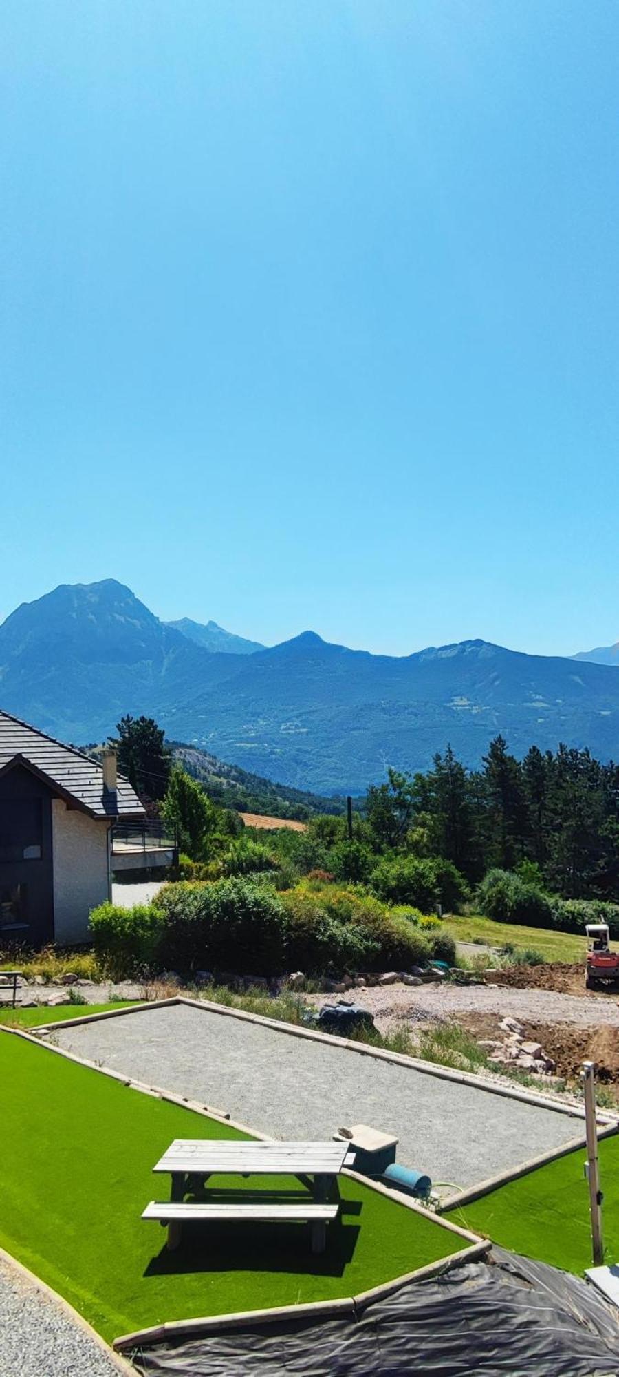 Chambre vue lac Prunières Exterior foto